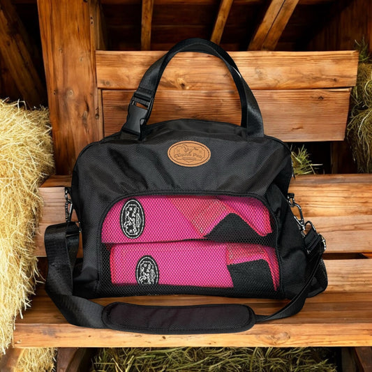 BLACK BOOT & TACK BAG