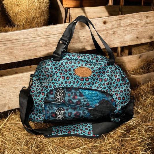 AQUA CHEETAH BOOT & TACK BAG