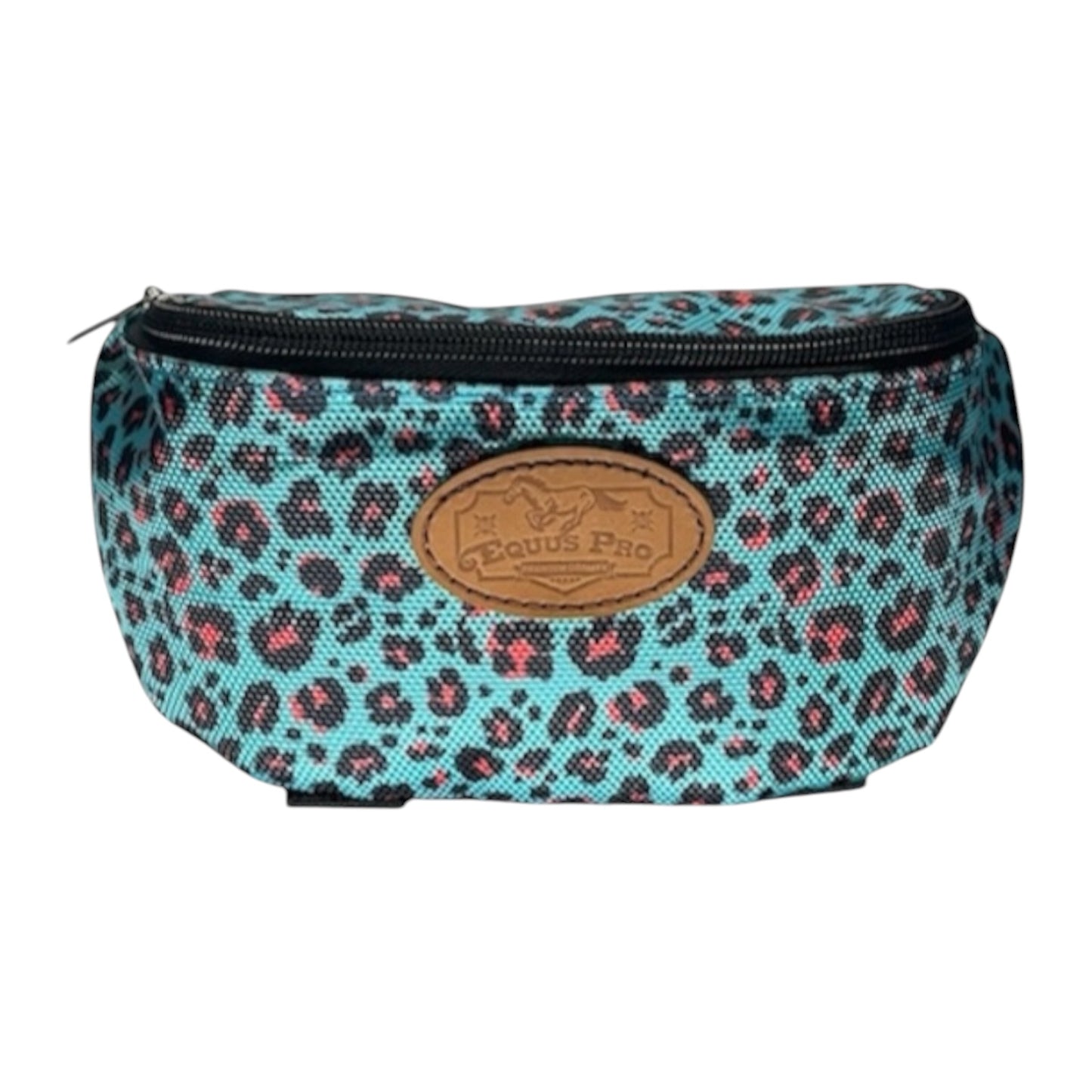 Aqua Cheetah Saddle Bag