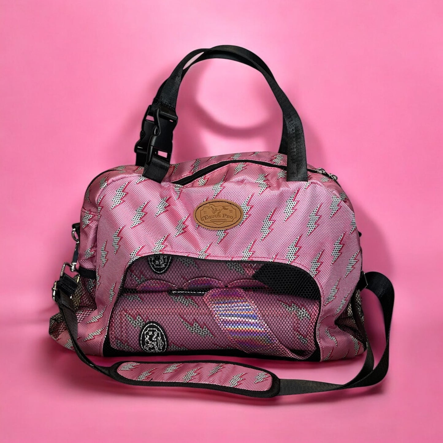 PINK LIGHTNING BOOT & TACK BAG