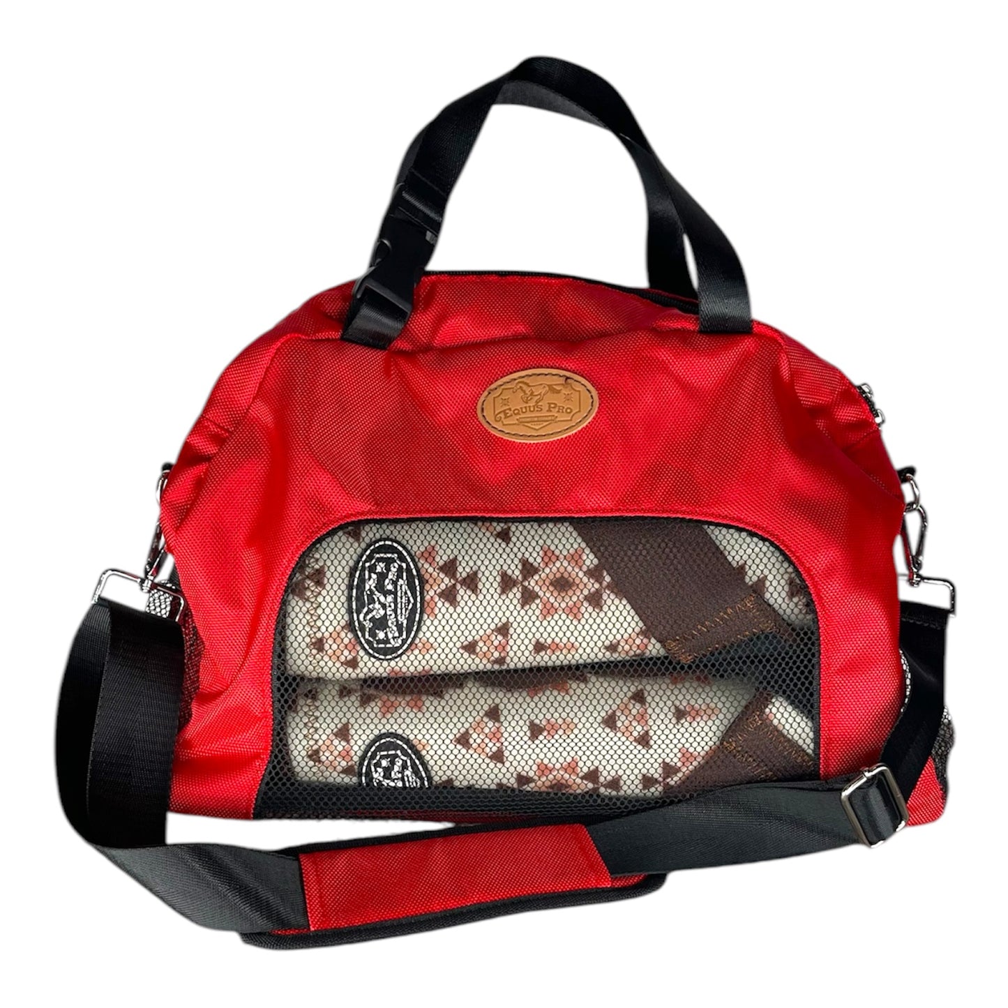 RED BOOT & TACK BAG